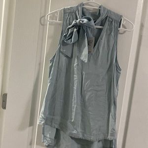 Kismet high low tank top with bow detail